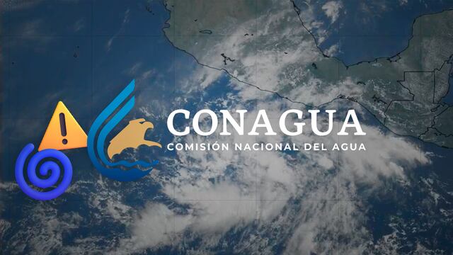 Aviso de Conagua sobre huracán alvin