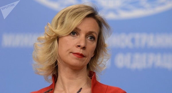 María Zajárova, portavoz rusa