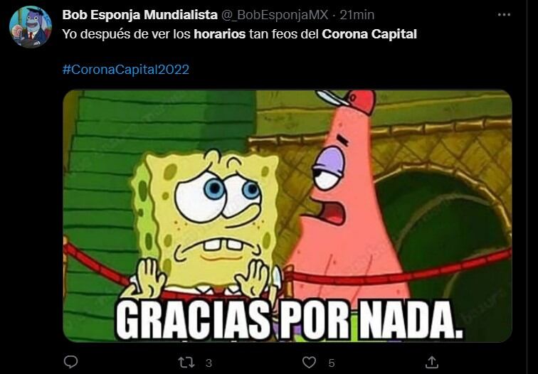 Memes del Corona Capital 2022