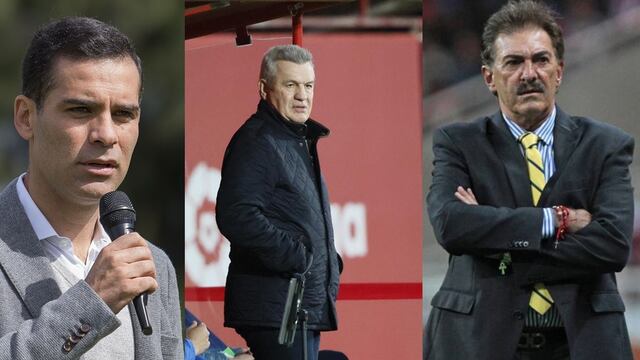 Rafa Márquez, Javier Aguirre y Ricardo La Volpe