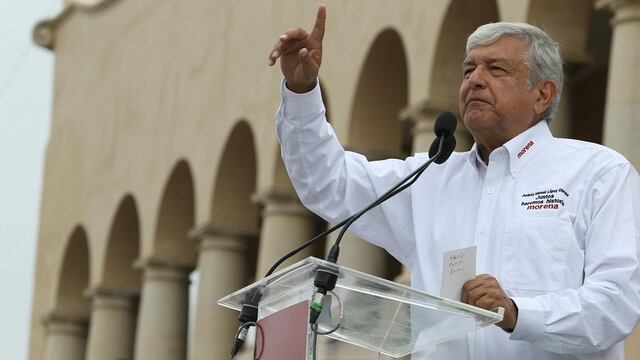 Andrés Manuel López Obrador, candidato por la coalición Juntos Haremos Historia