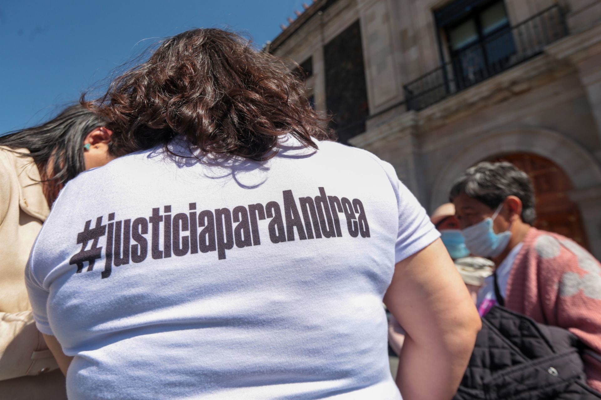 Protesta por justicia para Andrea