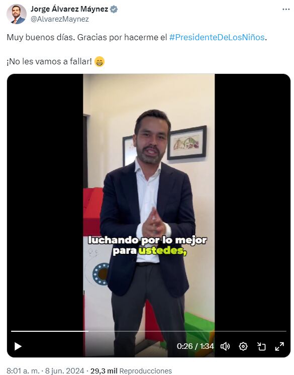 Jorge Álvarez Máynez exhibe a niños llorando