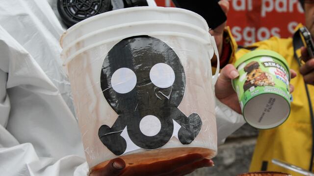 Herbicida glifosato. Protesta por su uso.