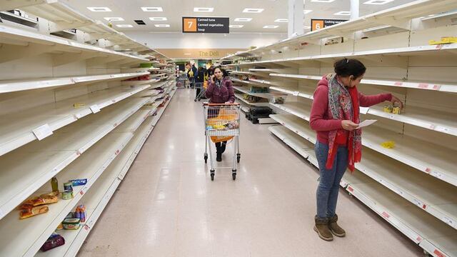 Escasez en supermercados