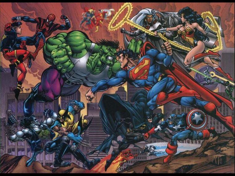 Cómic de Marvel vs DC