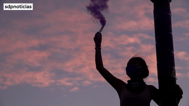 Protesta de violencia contra mujeres