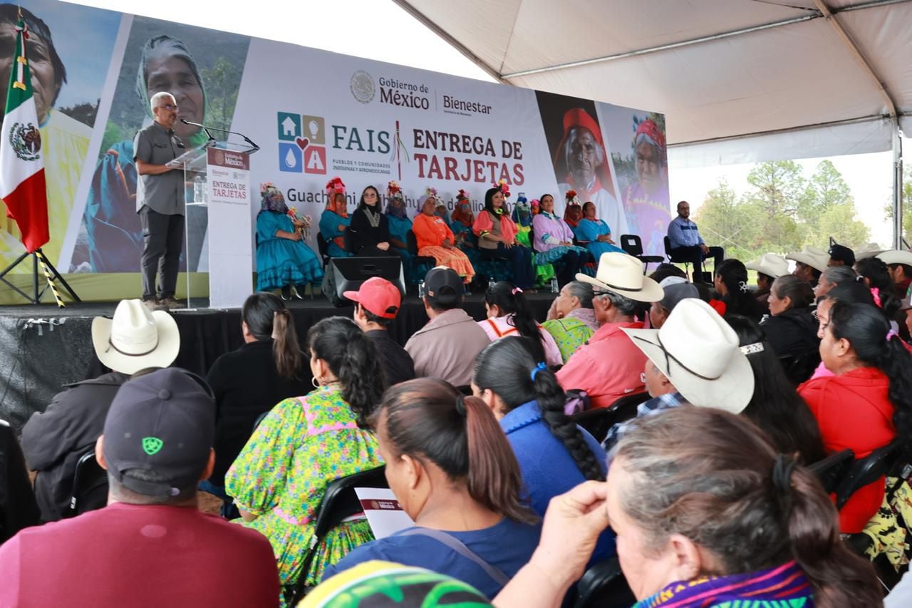 Ariadna Montiel entrega recursos del FAISPIAM a comunidades indígenas en la sierra Tarahumara
