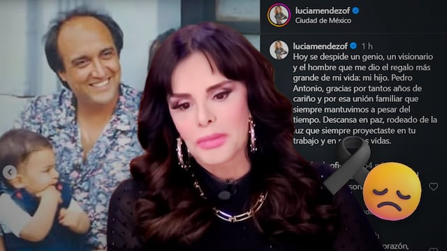 Lucía Méndez se despide de Pedro Torres tras informarse su muerte.