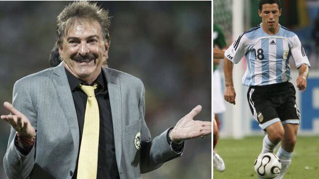 Ricardo La Volpe y Maxi Rodríguez