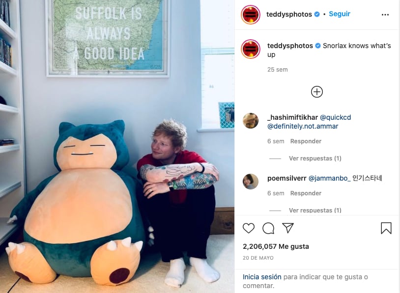 Ed Sheeran anuncia colaboración con Pokémon GO