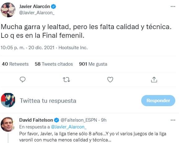 David Faitelson y Javier Alarcón sobre la Liga MX Femenil
