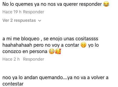 Fans de Sergio Sendel funan a la que lo quemó.