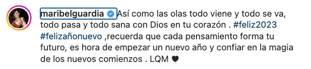 Post de Maribel Guardia