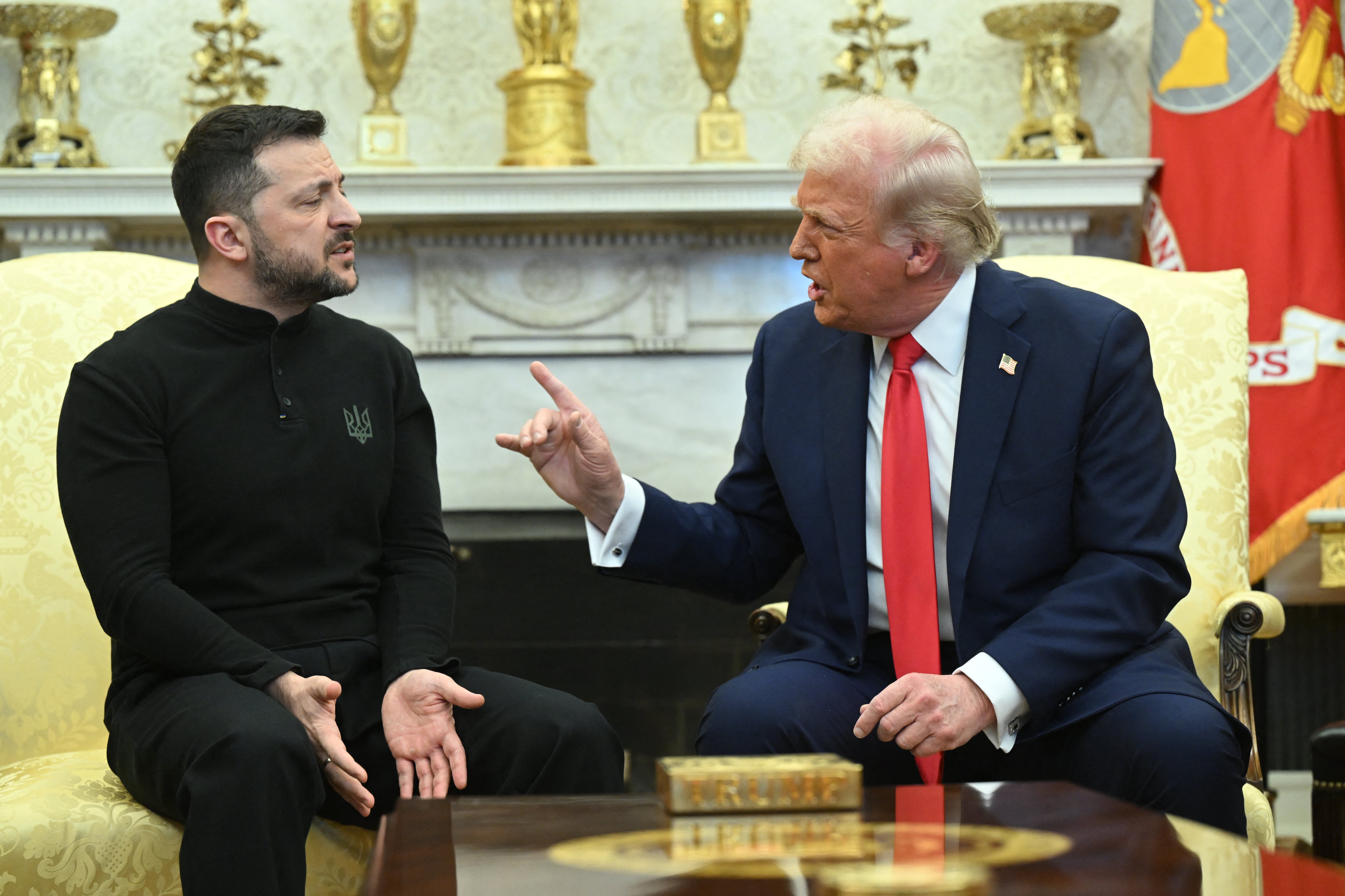 Donald Trump, presidente de Estados Unidos, y Volodymyr Zelensky, presidente de Ucrania, se reunieron en la Casa Blanca
