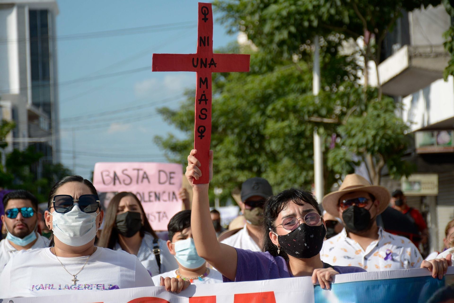 Protesta por feminicidios