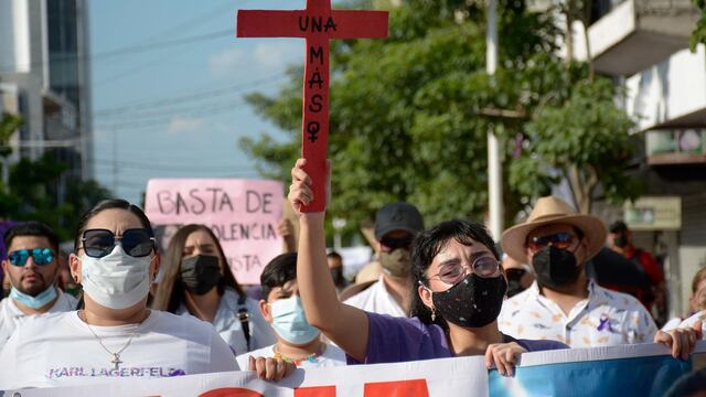 Protesta por feminicidios