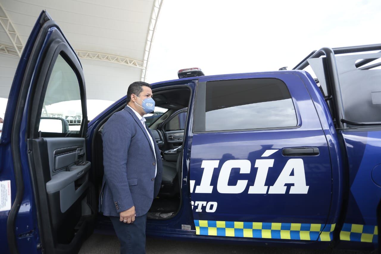 Diego Sinhue Rodríguez. Apoyos a seguridad.