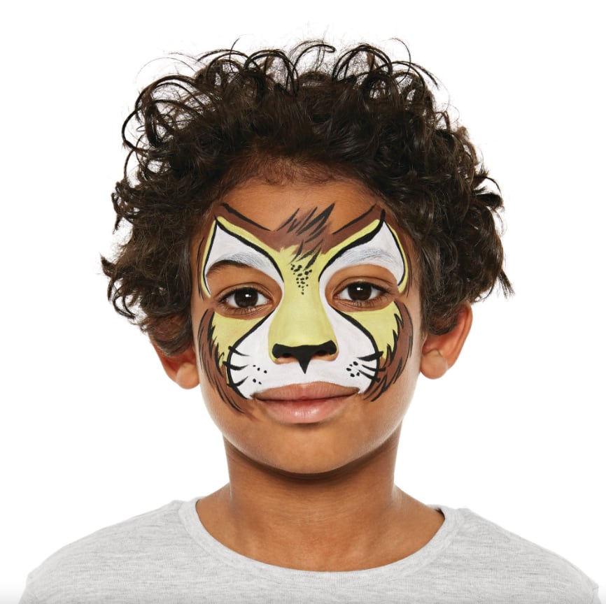 Maquillaje infantil de león