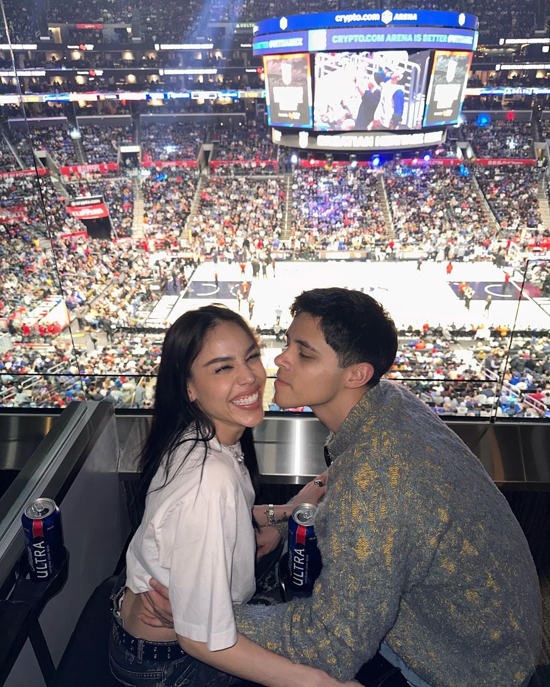 Danna Paola y Alex Hoyer.