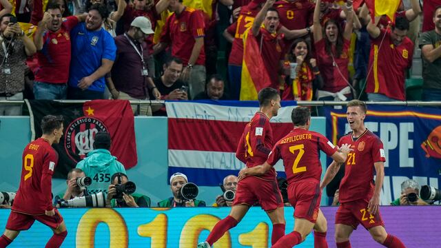 Dani Olmo abrió el marcador en favor de la Selección de España.