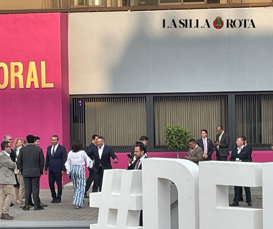 Alejandro Moreno sí llegó al primer Debate Presidencial 2024