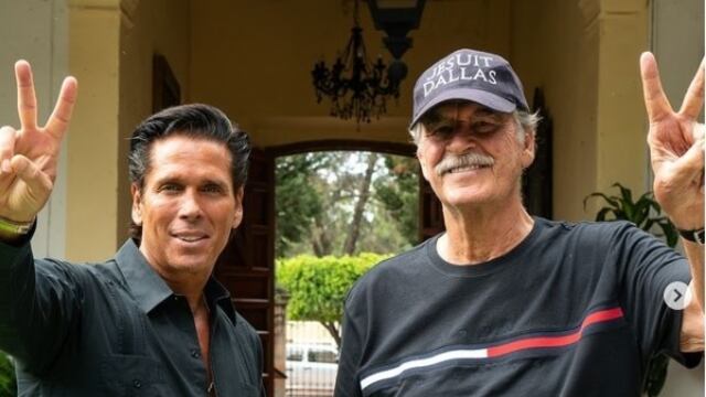 Vicente Fox recibe a Roberto Palazuelos