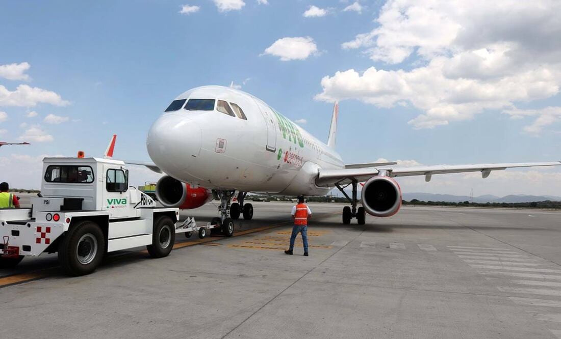 Avión de Viva Aerobus