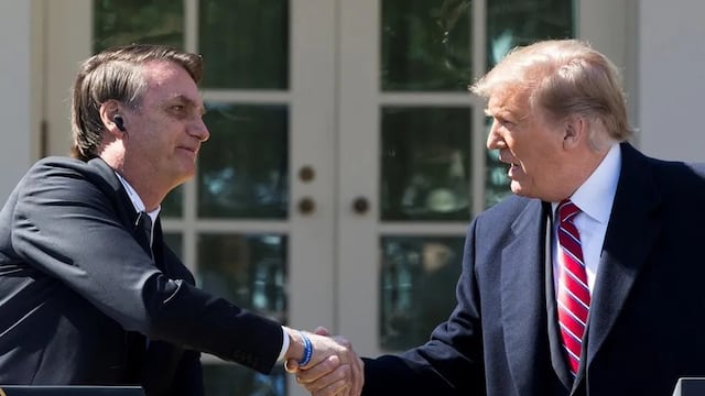 Donald Trump se entera durante una entrevista del arresto de Jair Bolsonaro: “Qué mal”