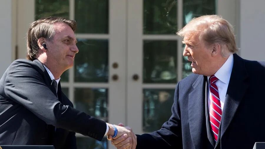 Donald Trump se entera durante una entrevista del arresto de Jair Bolsonaro: “Qué mal”