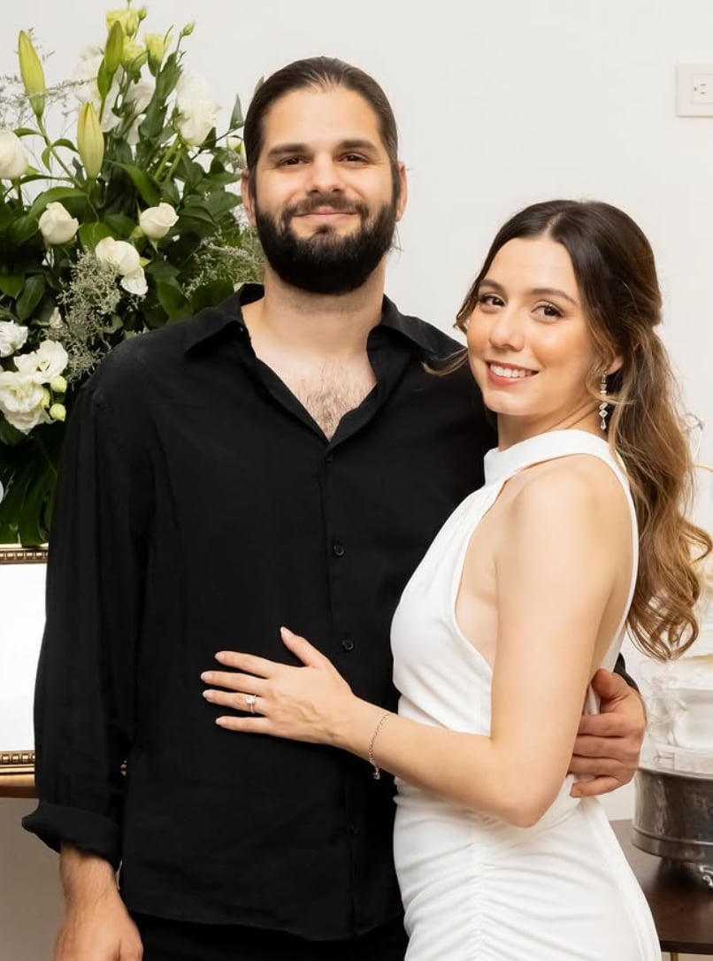 Farid Dieck y Jessica Fernández están comprometidos