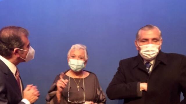 Lorenzo Córdova, Olga Sánchez y Adán Augusto