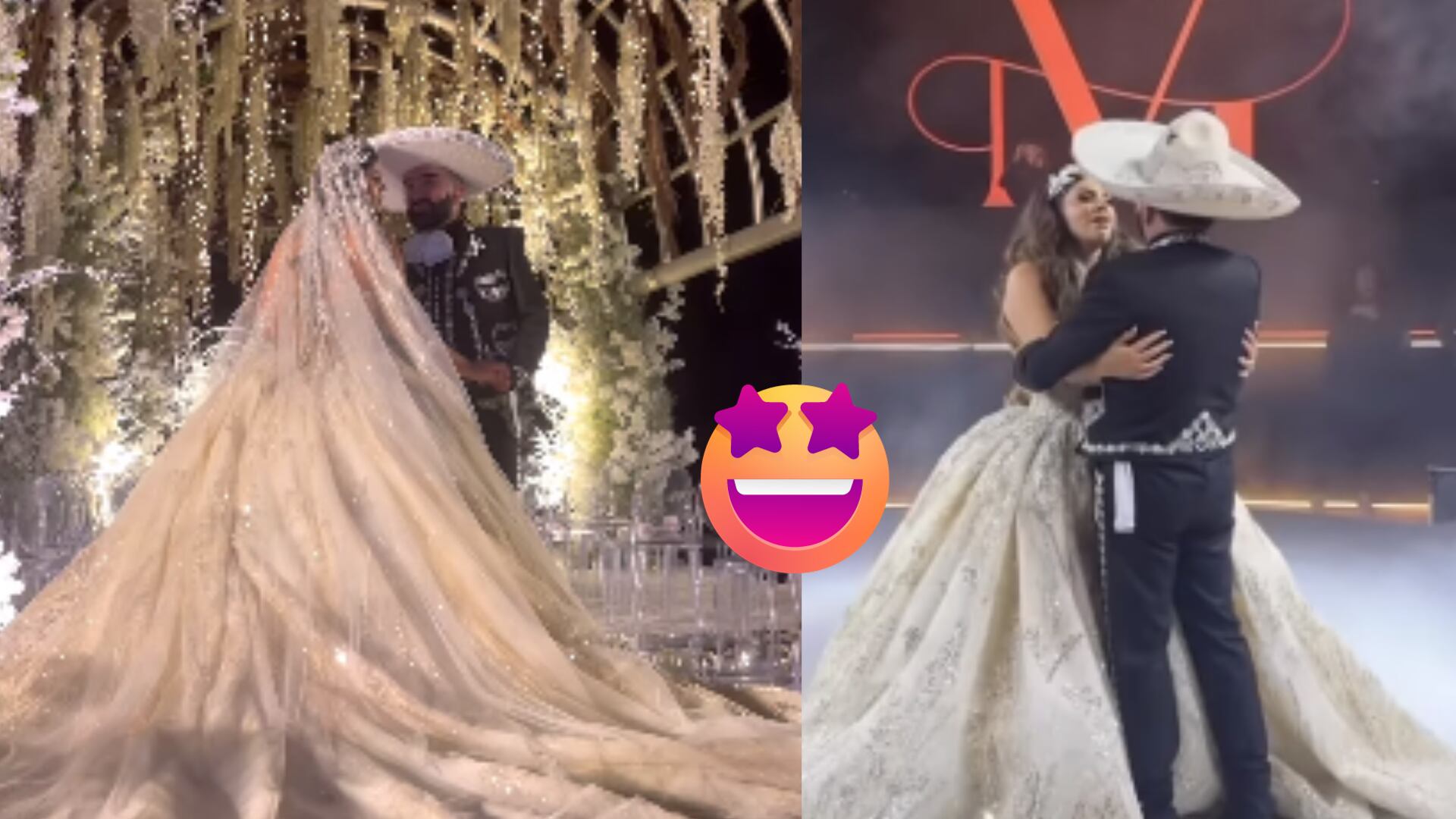 Vicente Fernández Jr. y Mariana González se casaron y la lujosa boda estuvo llena de artistas