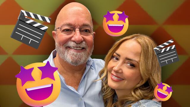 Andrea Legarreta se codeó con Andrés Bustamante en una divertida película