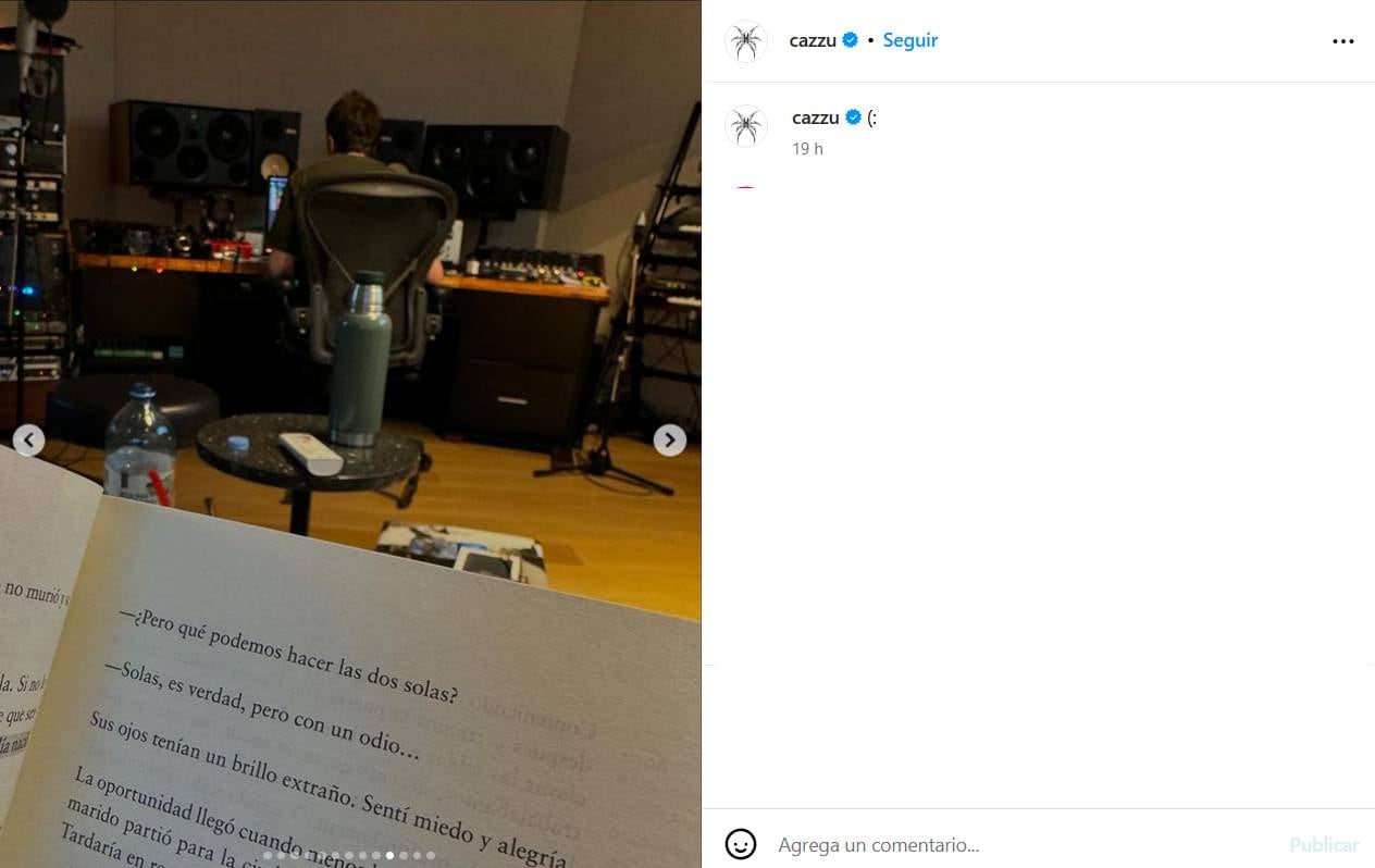 Cazzu comparte indirecta para Christian Nodal