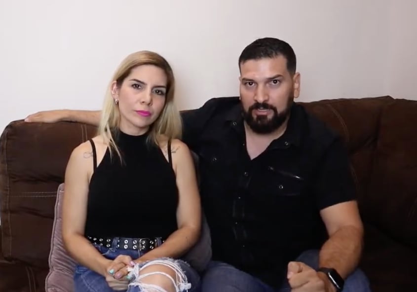 Américo Garza y Karla Panini