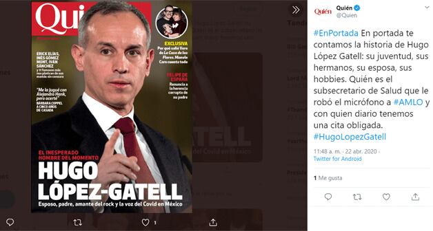 Tuit de Quién borrado