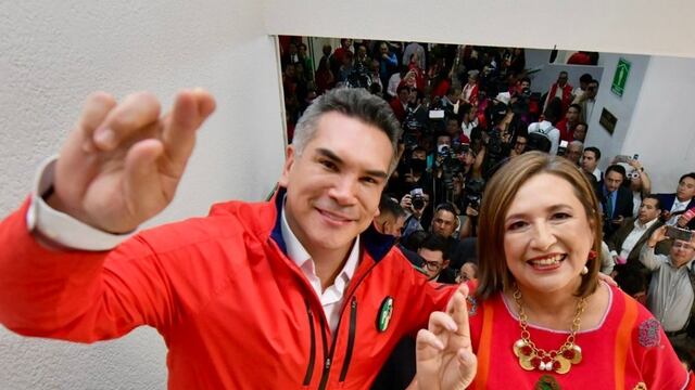 Xóchitl Gálvez y Alejandro Moreno Cárdenas / tomada de X