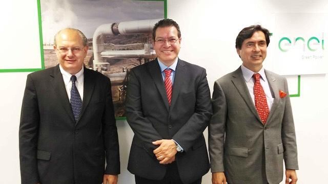 Marco Mena se reunió con ejecutivos de Enel Green Power.