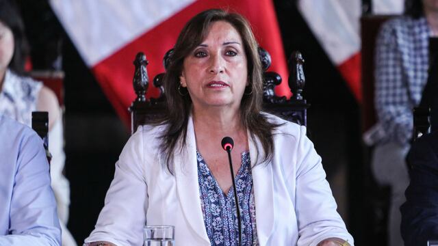 Dina Boluarte, presidenta de Perú