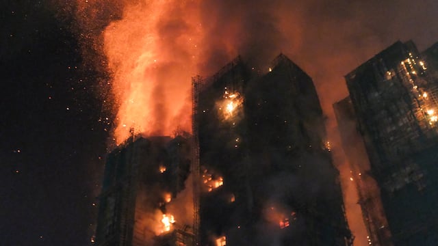 Incendios en Hong Kong