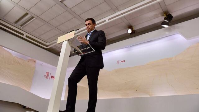 Pedro Sánchez, secretario general del PSOE