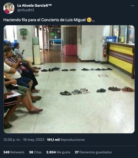 Memes por la fila virtual para boletos de Luis Miguel