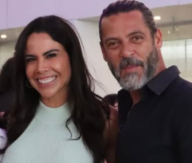 Paola Rojas y su novio, Jorge Suárez
