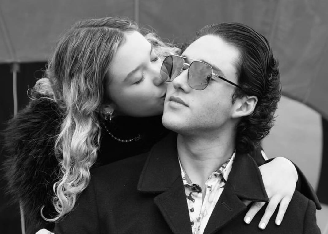 Mía Rubín Legarreta con Tarik Othon