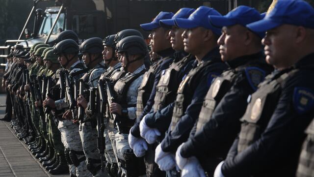 Operativos de policía de CDMX y Guardia Nacional