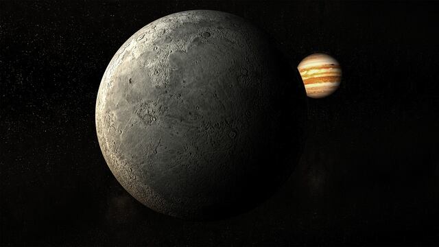 Conjunción de la Luna con Júpiter