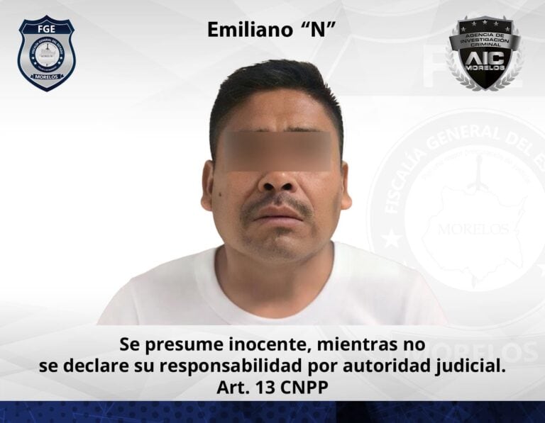 Emiliano N, detenido por abusar sexualmente de su hija