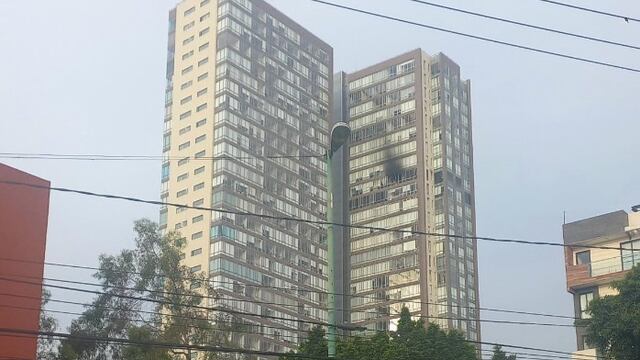 Un departamento en High Park Coyoacán se incendió la madrugada del 22 de abril de 2023