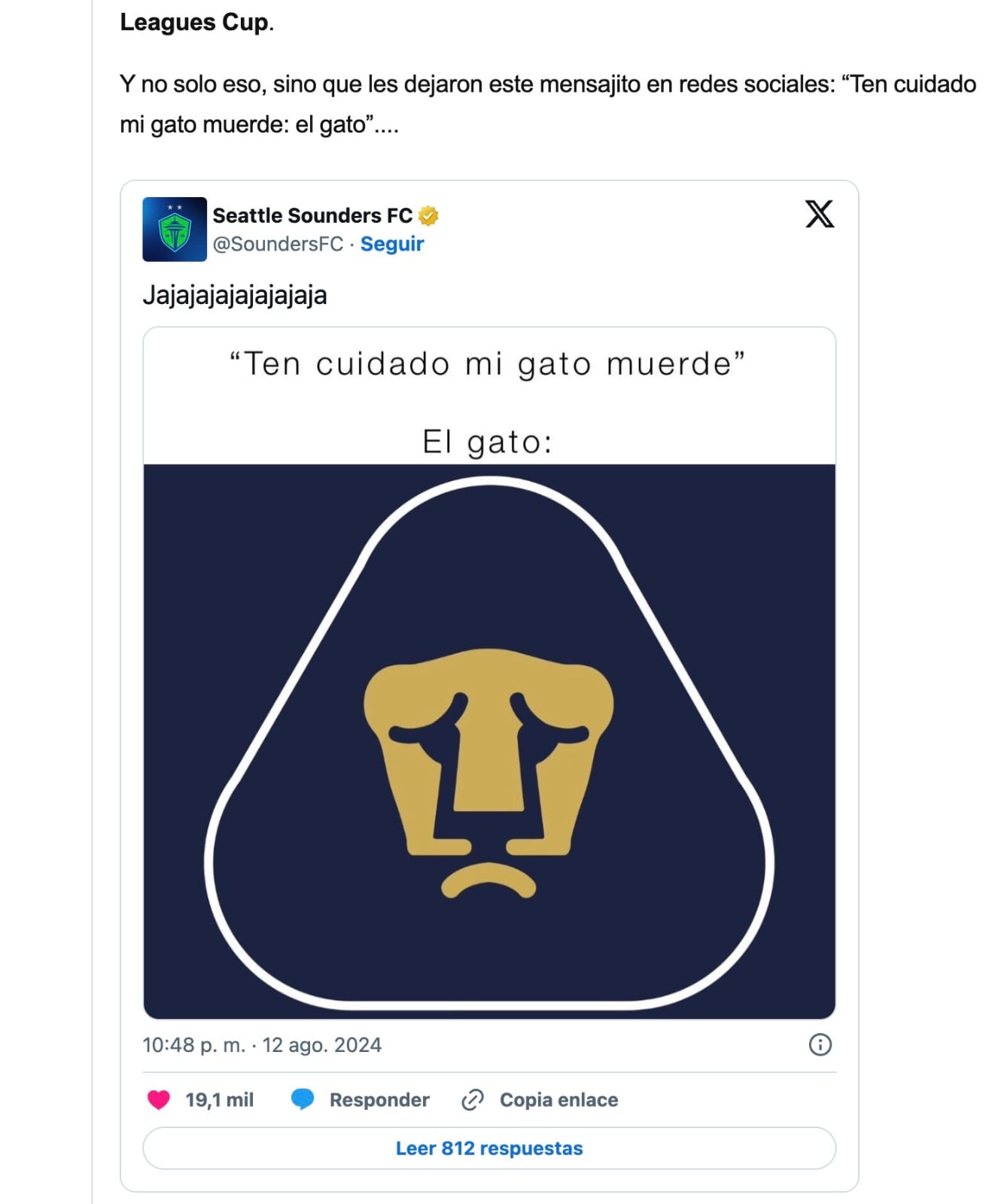 Burla a los Pumas